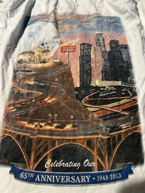 In-N-Out Burger 65th Anniversary Graphic Tee - White